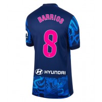 Camisa de time de futebol Atletico Madrid Pablo Barrios #8 Replicas 3º Equipamento Feminina 2024-25 Manga Curta